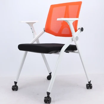 Armpad Ieftine Biroul Executiv Scaun Pliant Copii Roți De Studiu Mobile Scaun De Birou Alb Modern Cadeira De Escritorio Ornament