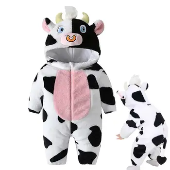 Animale Scutece Copii Scutece Costum De Halloween Pentru Copii De Vaca Animal Pijamale Halloween Pluș Cosplay Costum Pentru Fete Baieti