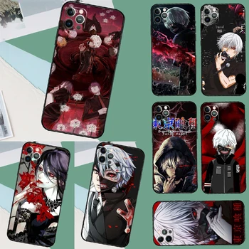 Anime Tokyo Ghoul Flori Funda Caz Pentru iPhone 11 12 13 14 15 Pro Max Plus Mini X XR XS Max SE 2020 2022 7 8 Acoperă