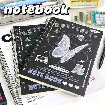 50sheet A5 Notebook-Uri în Stil American Retro Capacul Bobinei Notapad de Desene animate Minunat Linie Orizontală Jurnalul Carnet Student de Aprovizionare